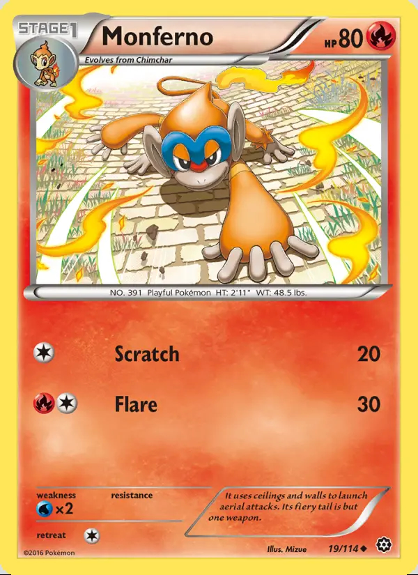 Image of the card Monferno