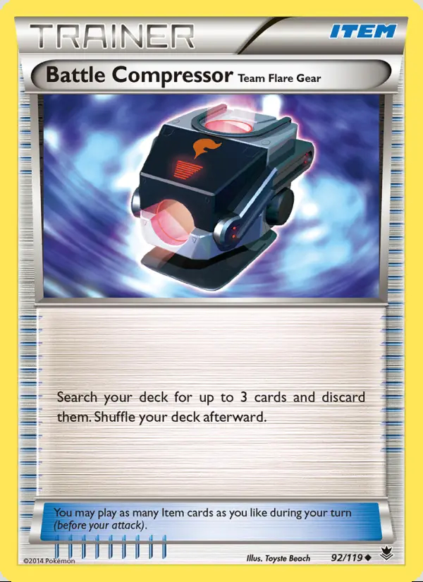 Image of the card Battle Compressor Team Flare Gear