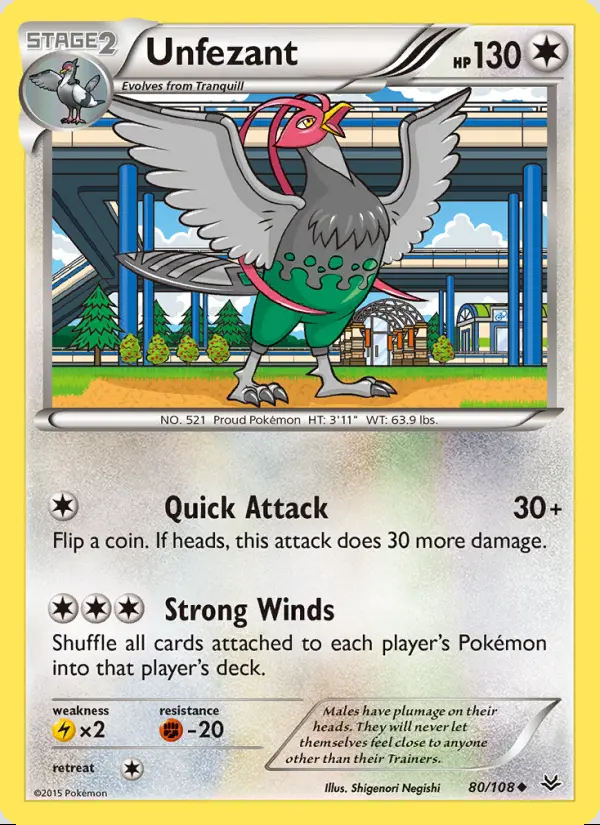 Image of the card Unfezant