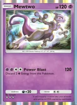 Image of the card Mewtwo