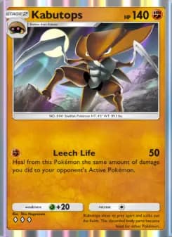 Image of the card Kabutops